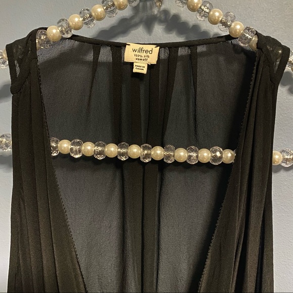 Aritzia Wilfred Silk Sleeveless Blouse - Picture 3 of 5